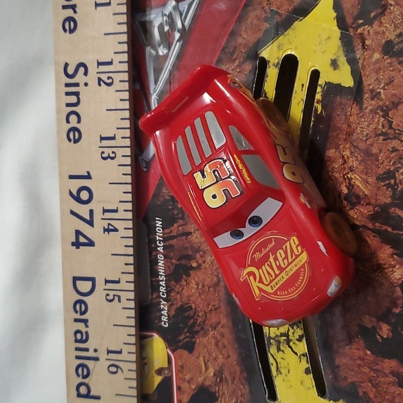 :4 toy Disney Pixar Cars Crazy 8 Crashers Lightning McQueen 95 Cruz ramirez taco - Picture 2 of 9